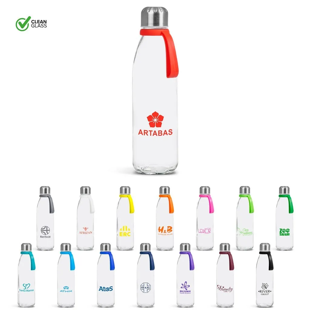 Kooshty Loopy Glass Water Bottle 650ml