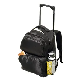 Trolley Backpack With Two Front Zippered Pockets
