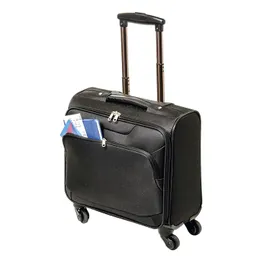 600D Laptop Trolley Bag With Four Wheels