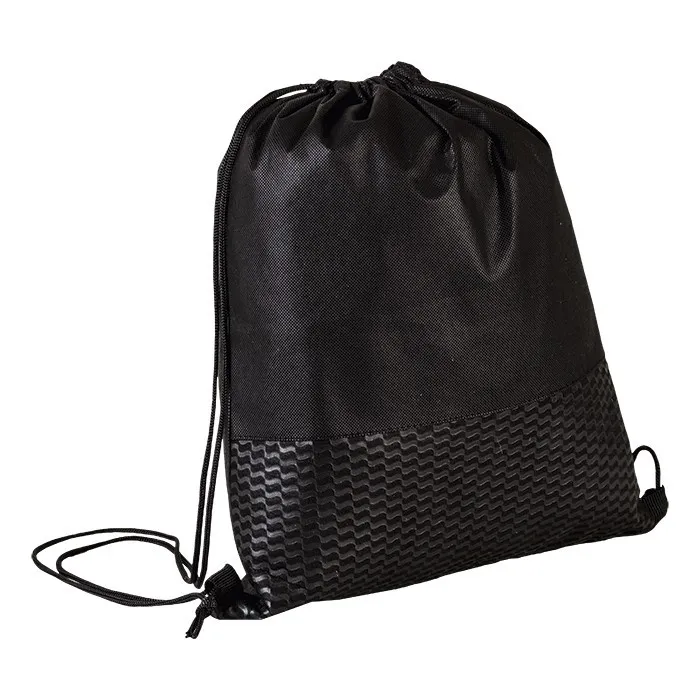 Wave Design Drawstring Bag Non Woven