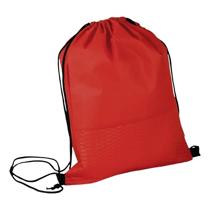 Wave Design Drawstring Bag Non Woven