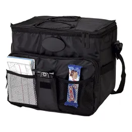 18 Can Cooler With 2 Front Mesh Pockets