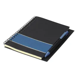 Coloured Stripe Notebook Pen