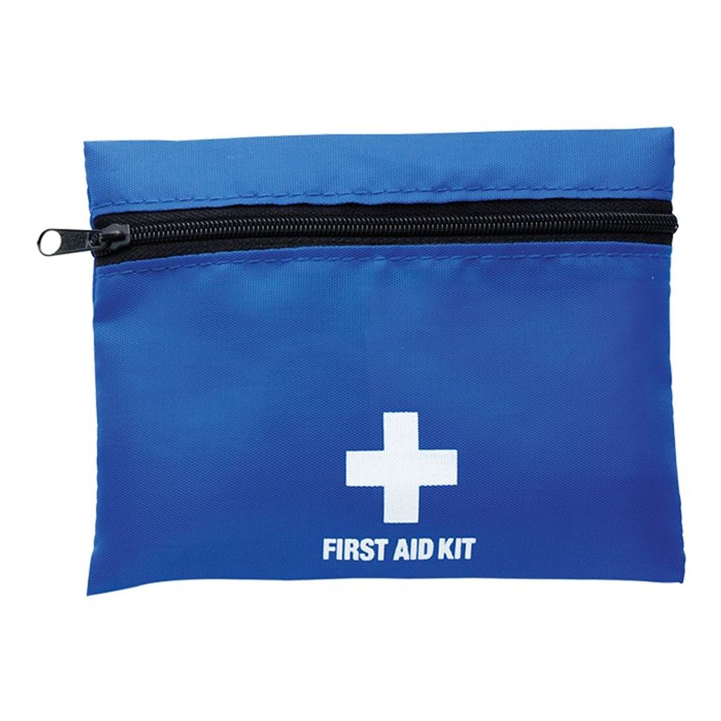First Aid Kit In Zippered Pouch With Belt Clip