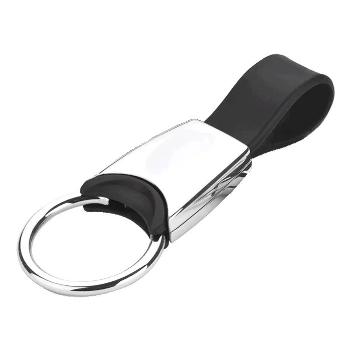 Metal Keychain Silicone Strap