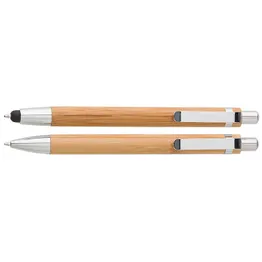 Bamboo Pen And Clutch Pencil Set