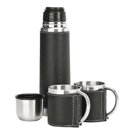 500ml Steel Flask And Mug Set