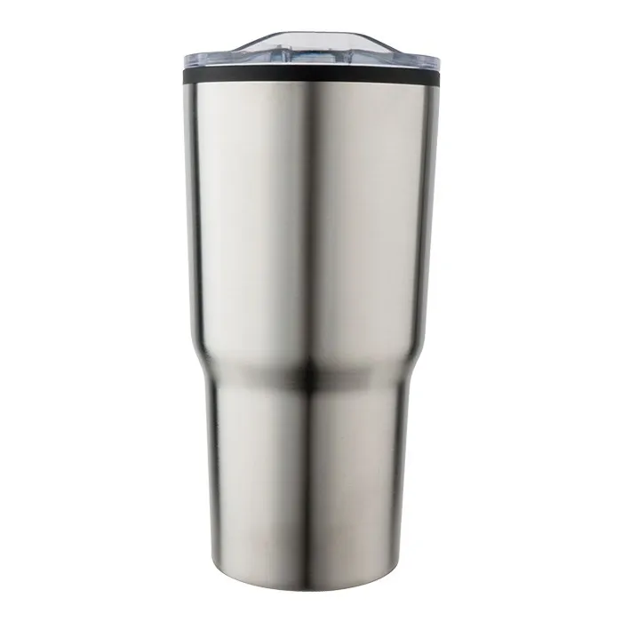 590ml Steel Mug Clear Lid