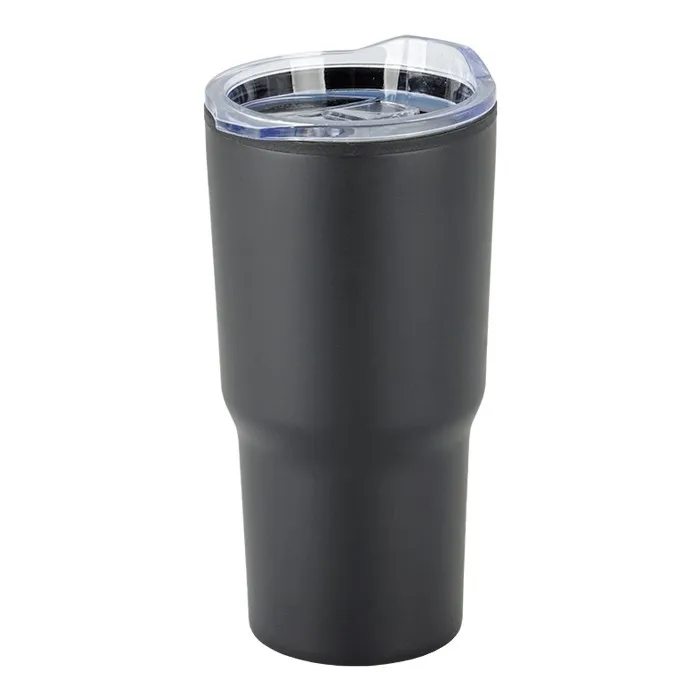 590ml Steel Mug Clear Lid