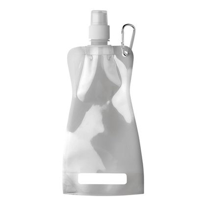 420ml Foldable Water Bottle With Carabiner Clip