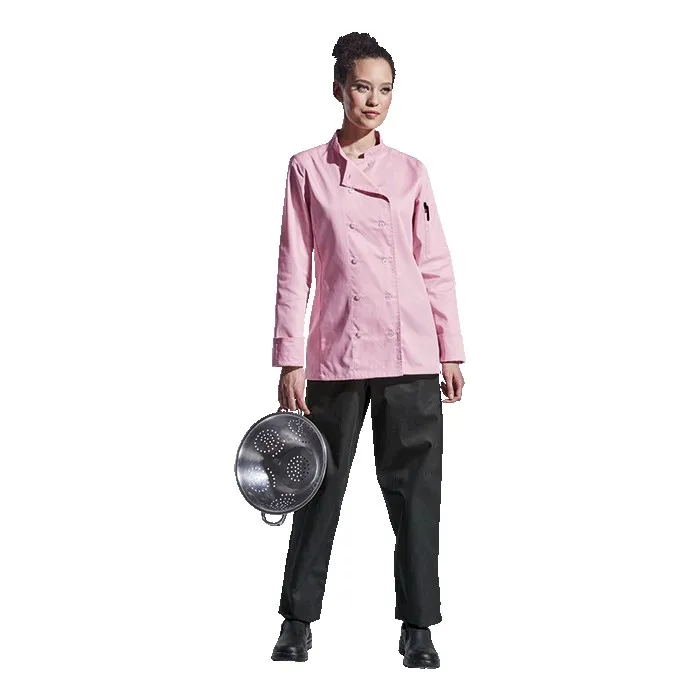 Ladies Long Sleeve Savona Chef Jacket
