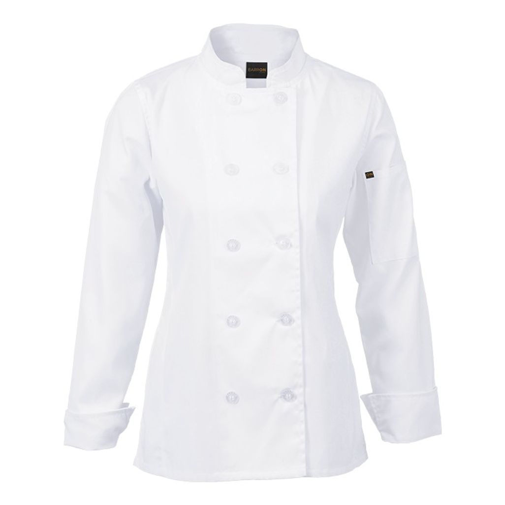 Ladies Long Sleeve Savona Chef Jacket