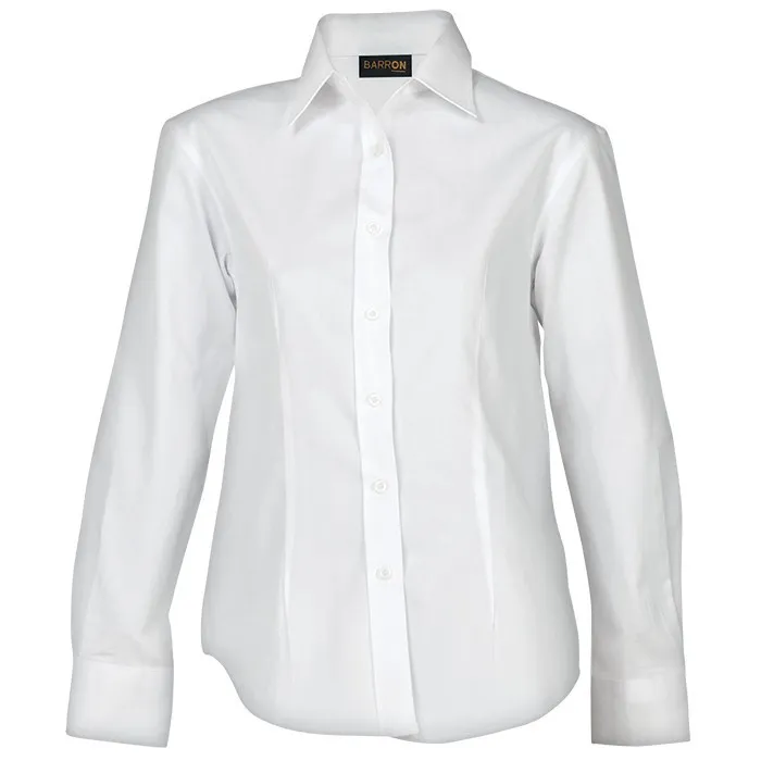 Brushed Twill Blouse Long Sleeve Ladies