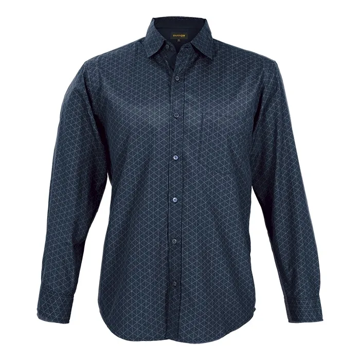 Mens Claremont Lounge Shirt Long Sleeve