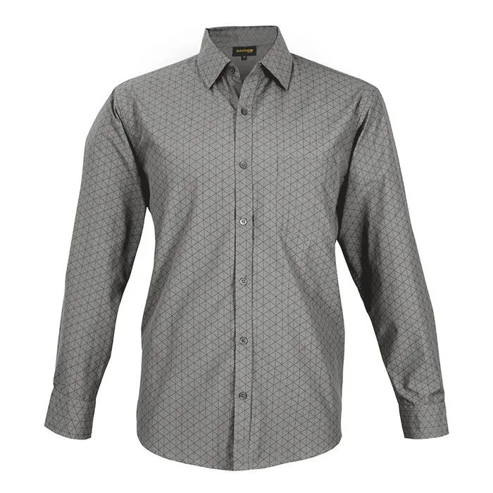 Mens Claremont Lounge Shirt Long Sleeve