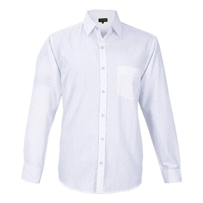 Mens Claremont Lounge Shirt Long Sleeve
