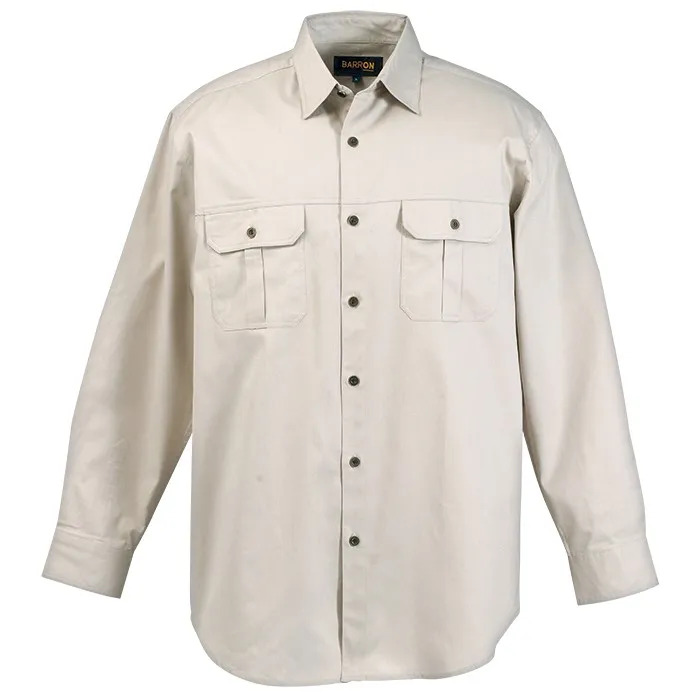 Bush Shirt Long Sleeve Mens