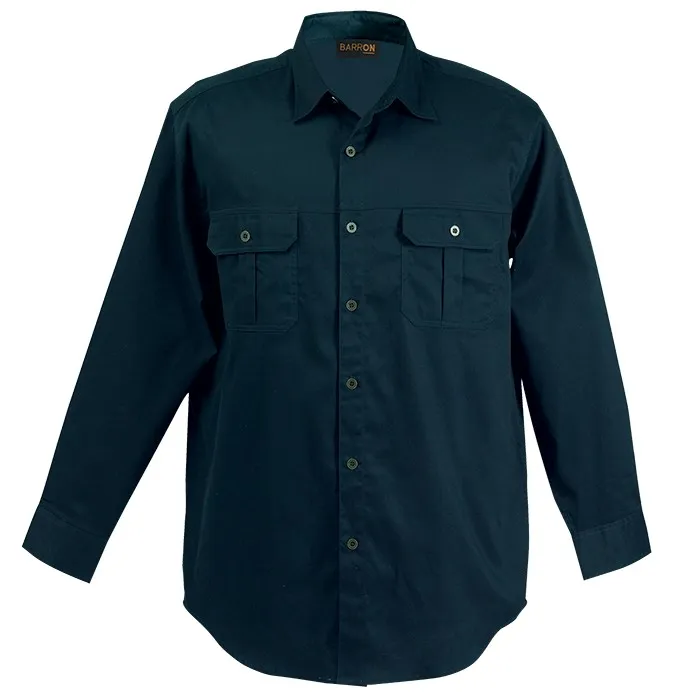 Bush Shirt Long Sleeve Mens