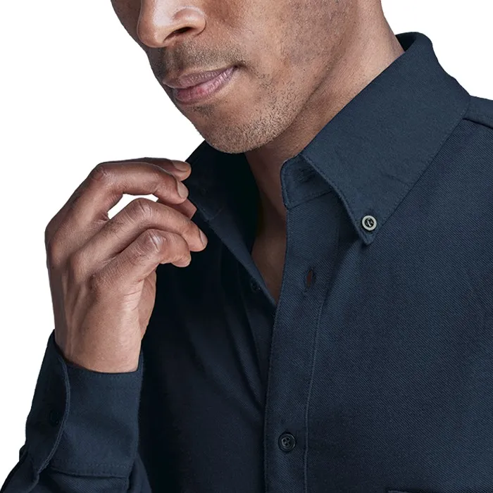 Knitted Pique Lounge Long Sleeve Mens