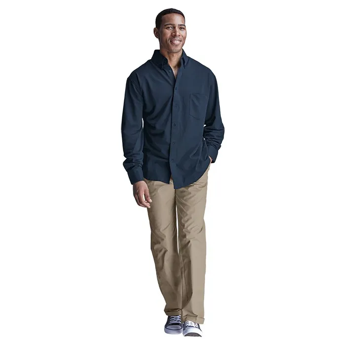 Knitted Pique Lounge Long Sleeve Mens
