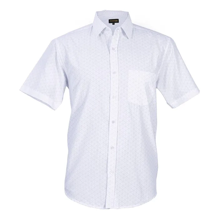 Mens Claremont Lounge Shirt Short Sleeve