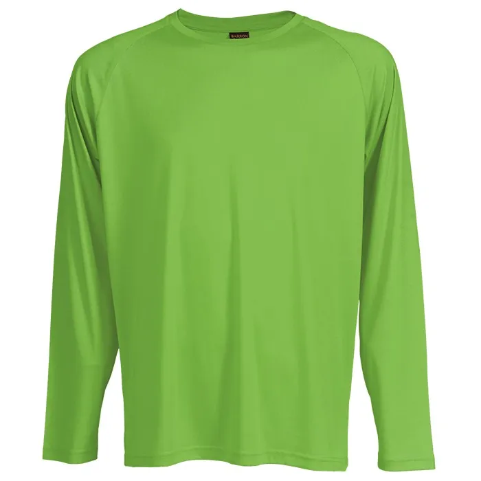 135G Long Sleeve Polyester T Shirt