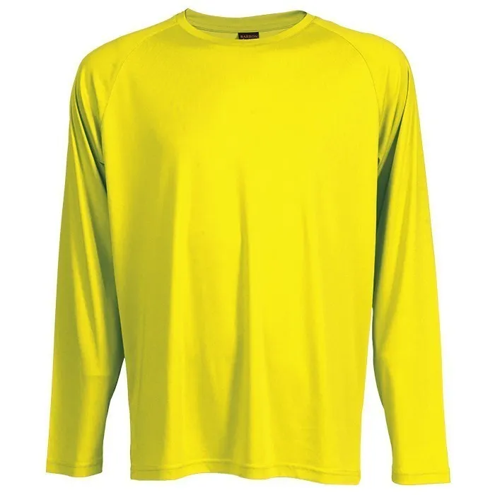 135G Long Sleeve Polyester T Shirt