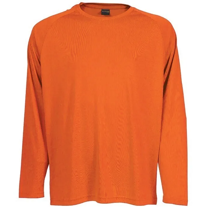 135G Long Sleeve Polyester T Shirt
