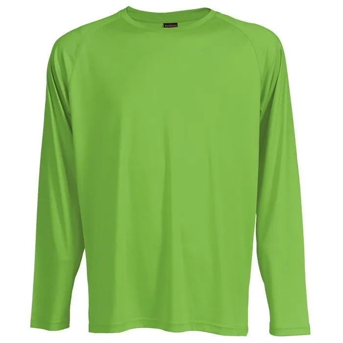 135G Long Sleeve Polyester T Shirt