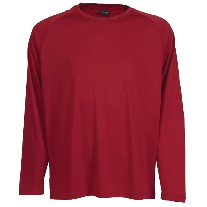 135G Long Sleeve Polyester T Shirt