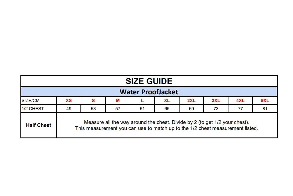 Water Proof Rain Jacket Creative Brands