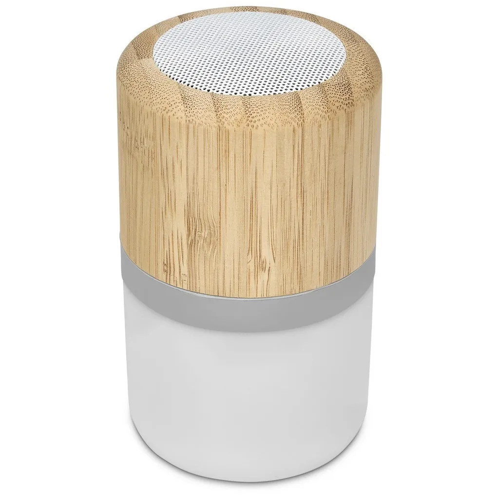 Okiyo Heiwa Bamboo Bluetooth Speaker And Light