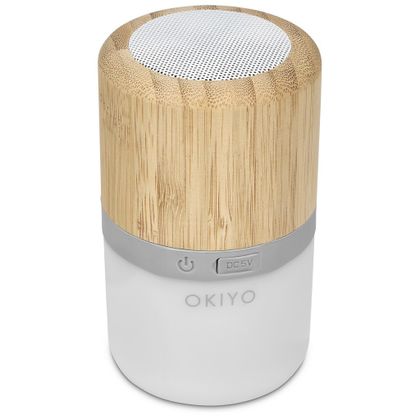 Okiyo Heiwa Bamboo Bluetooth Speaker Light