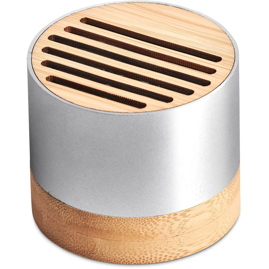 Okiyo Utau Bamboo And Aluminium Bluetooth Speaker