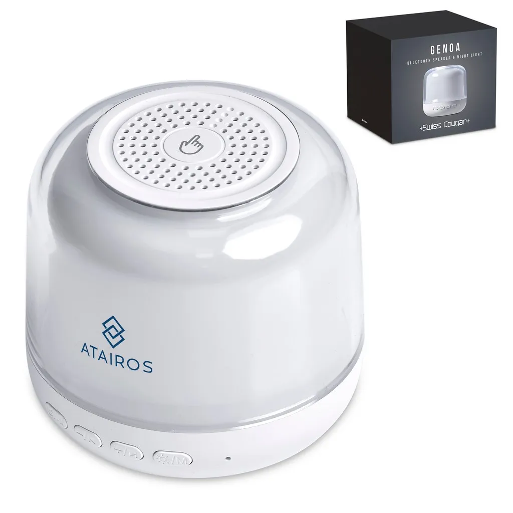 Swiss Cougar Genoa Bluetooth Speaker And Light