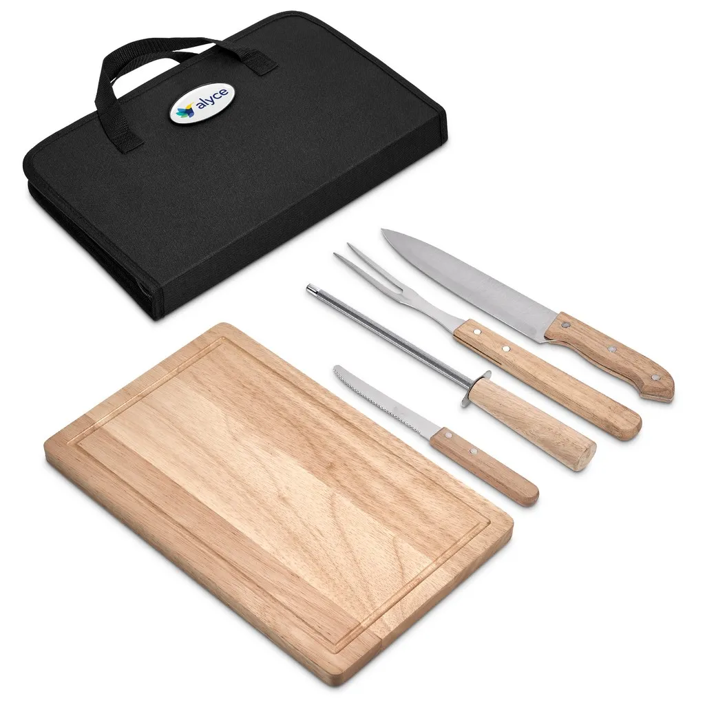 Brenton 5 Piece Braai And Carving Set