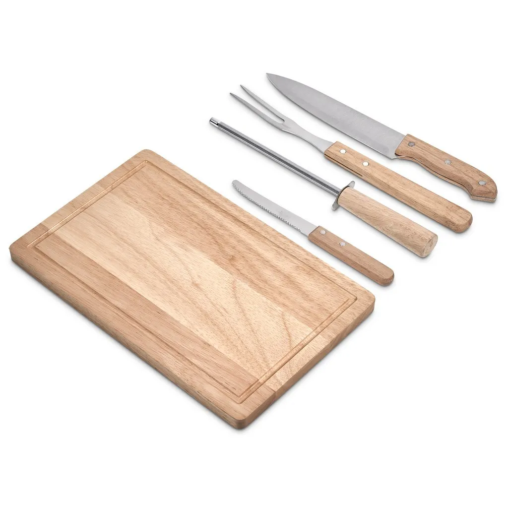 Brenton 5 Piece Braai And Carving Set