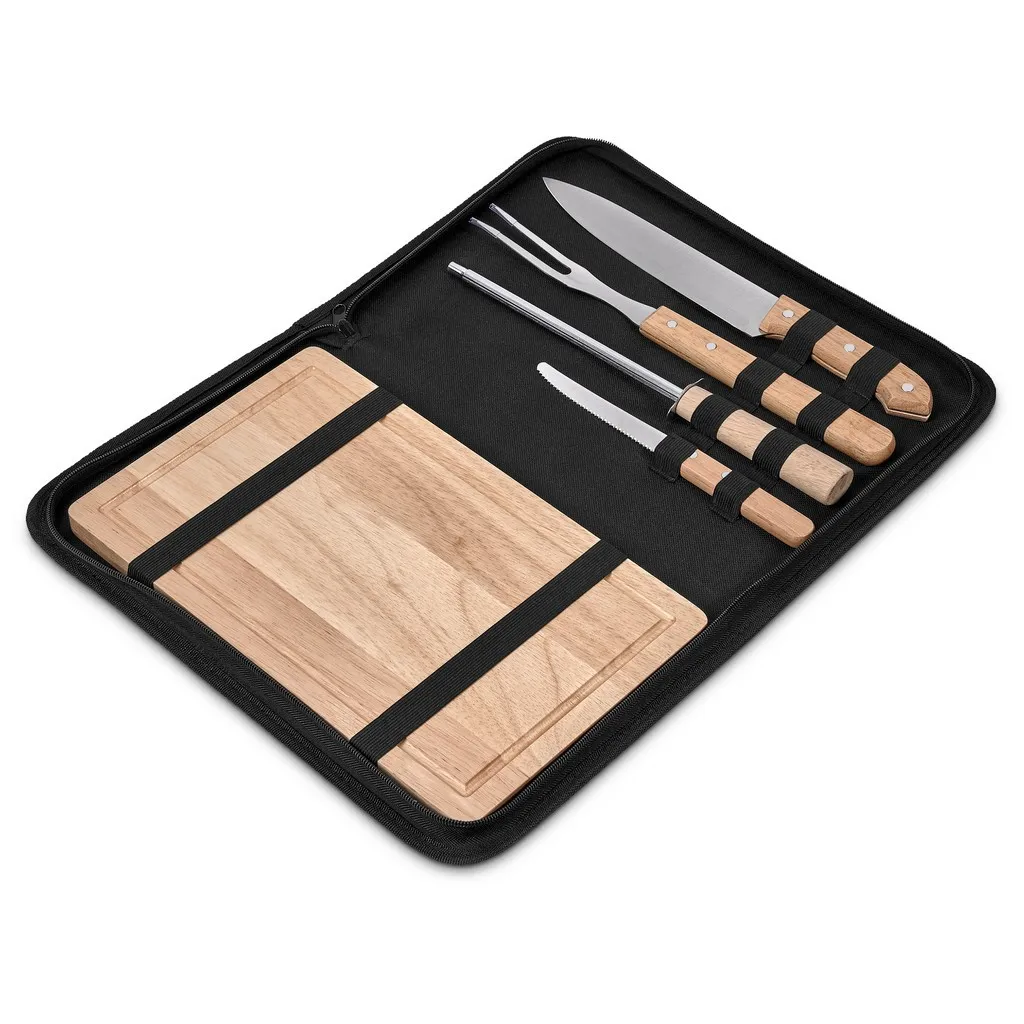 Brenton 5 Piece Braai And Carving Set