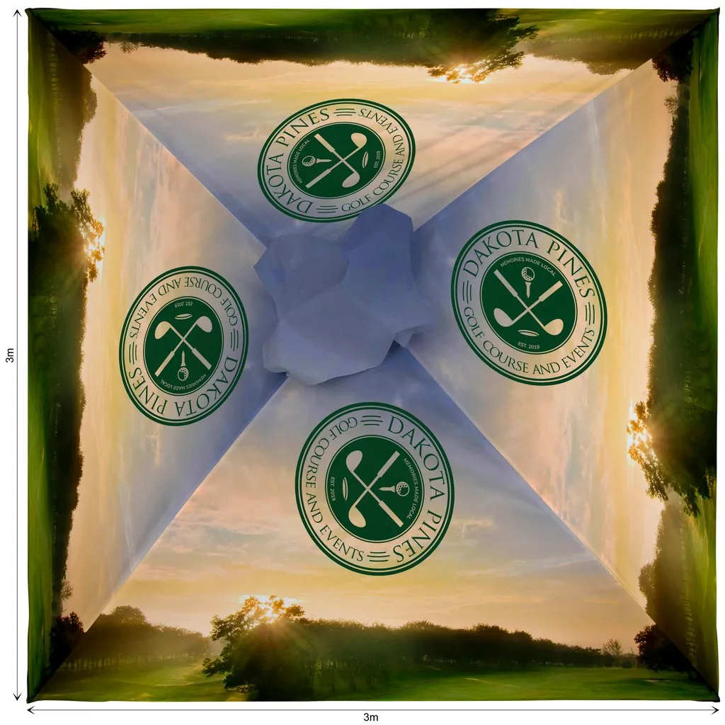 Fade Resistant Parasol Roof 3 x 3m