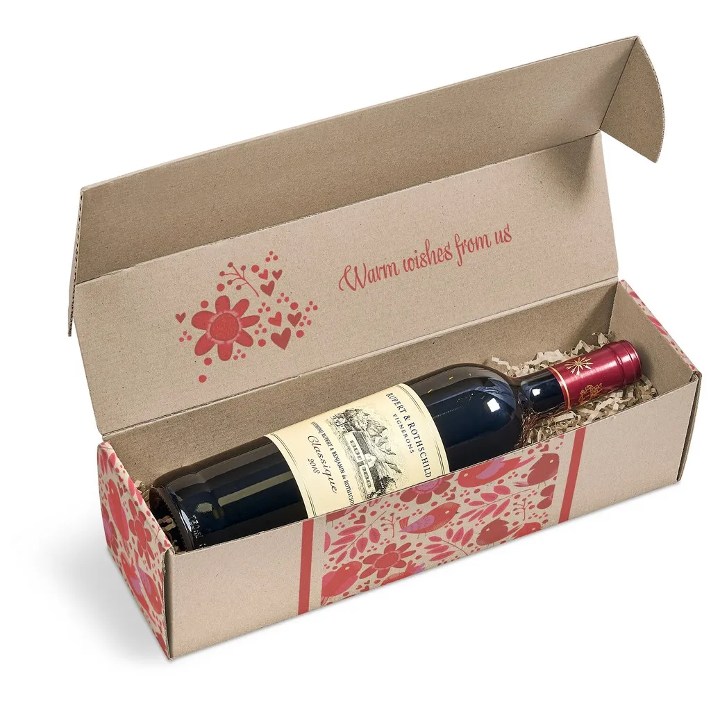 Bianca Digital Print Wine Gift Box