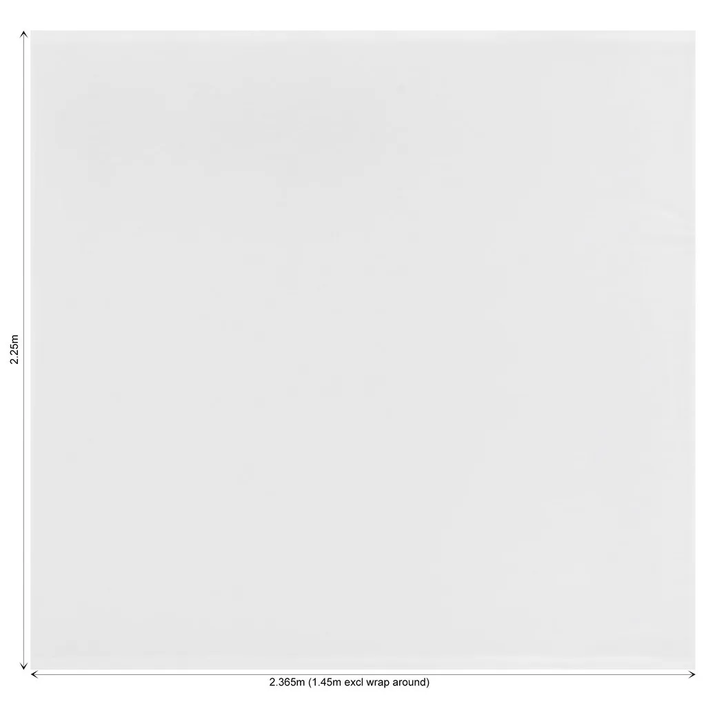 Curved Banner Wall Skin With Wings 2.32 X 2.25M