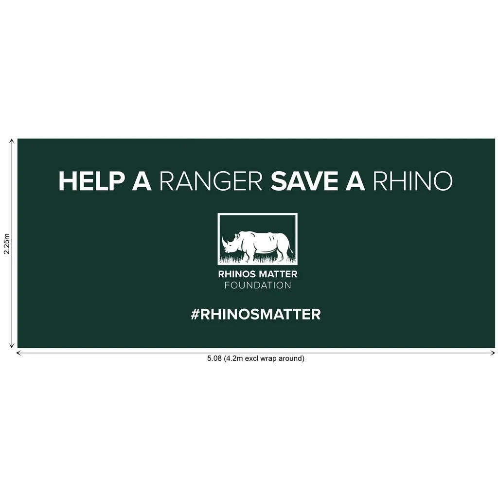 Curved Banner Wall Skin With Wings 5.11 X 2.25M