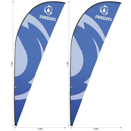 Legend 3M Sharkfin Flying Banner Skin