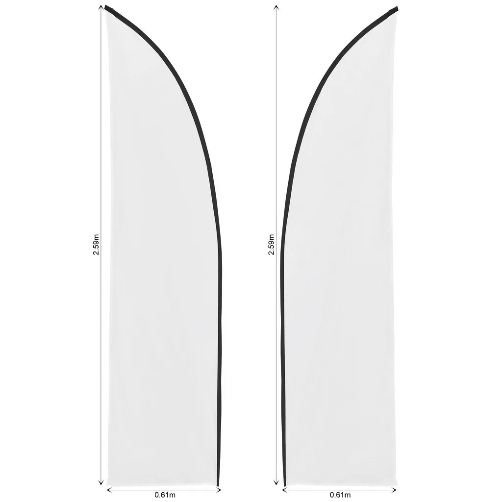 Legend 2m Arcfin Double Sided Flying Banner Skin