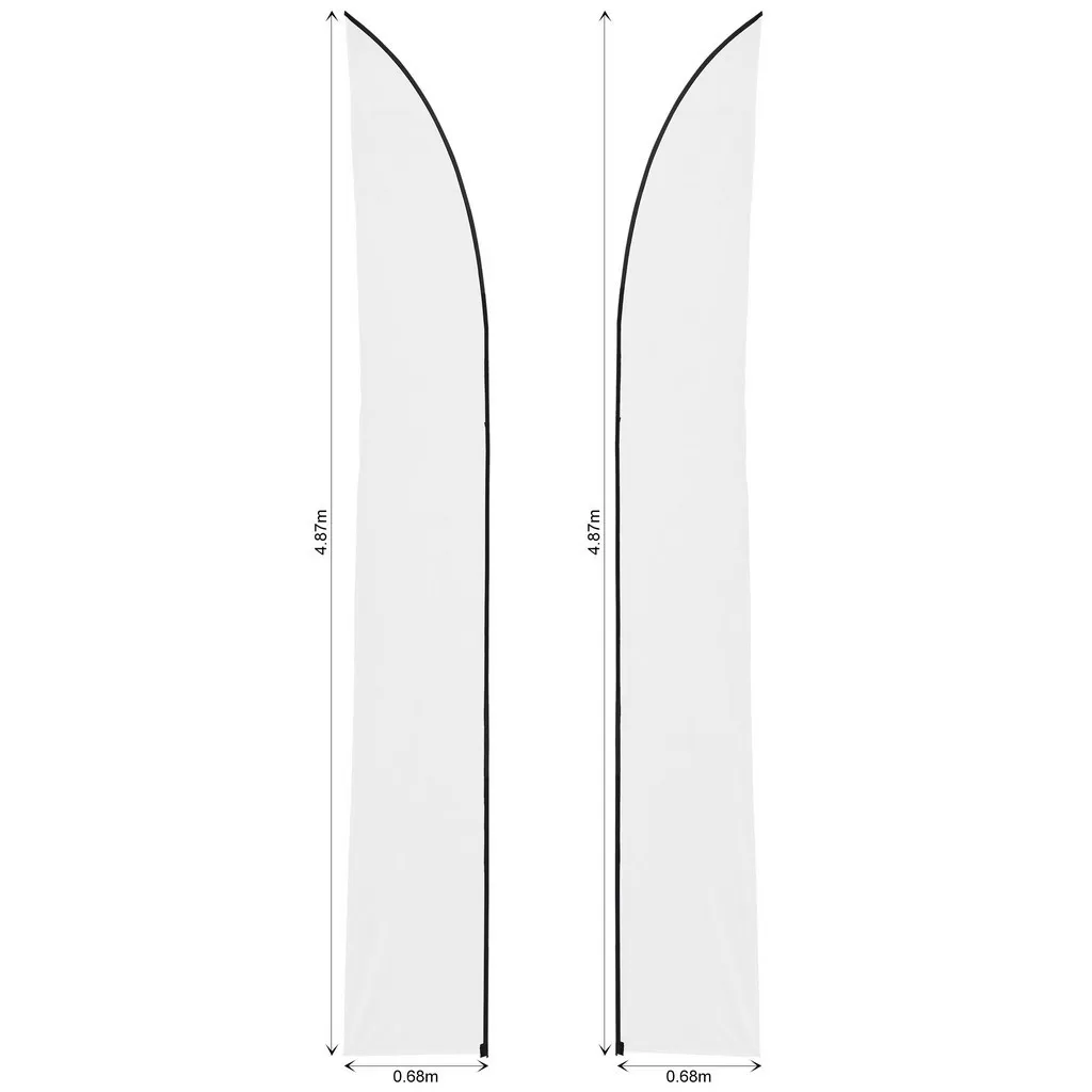 Legend 4m Arcfin Double Sided Flying Banner Skin