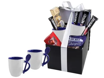 Sublimation Whirl Blue Coffee Hamper