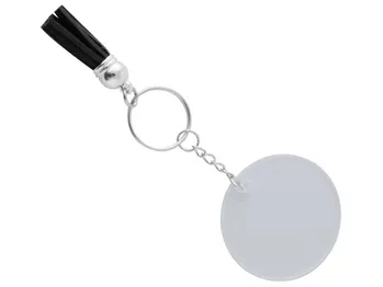 Acrylic Keychain With Tassles