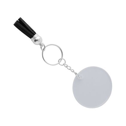 Acrylic Keychain With Tassles
