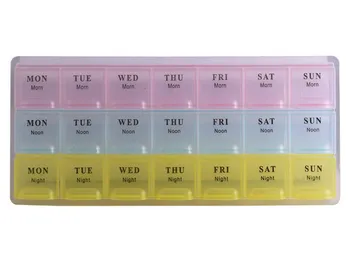 3 A Day Weekly Pill Box