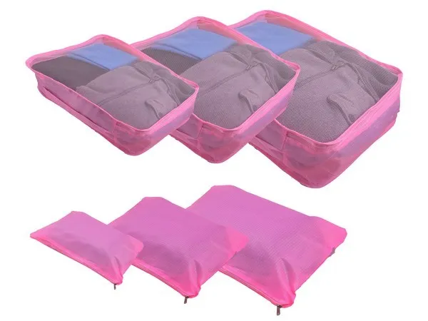 6 piece clearance luggage organiser
